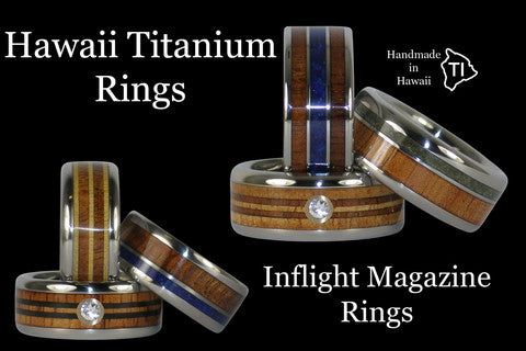 Original HAWAII TITANIUM RINGS only one MADE IN HAWAII